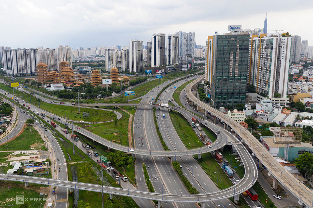 Các tuyến giao thông kết nối thành phố Thủ Đức với các vùng lân cận. Ảnh: Hữu Khoa