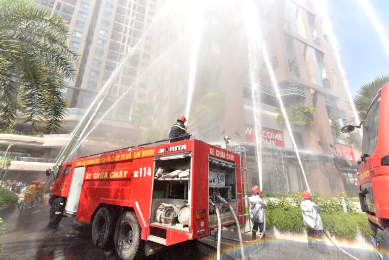 Diễn Tập PCCC & CNCH Tại Kch Phú Đông Sky Garden