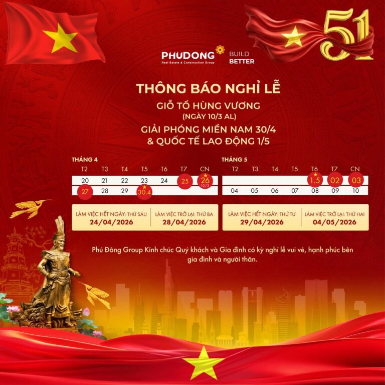 Lịch Nghỉ Lễ Giỗ Tổ Hùng Vương, Ngày Giải Phóng Miền Nam Và Quốc Tế Lao Động