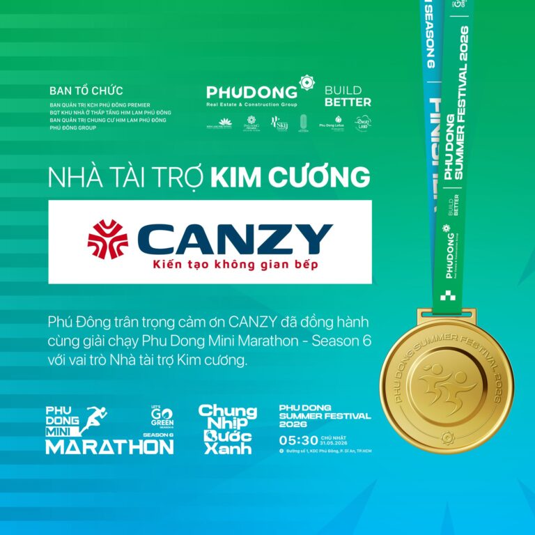 Trân Trọng Cảm Ơn Nhà Tài Trợ Kim Cương – Canzy – Đồng Hành Cùng “Phu Dong Mini Marathon Season 6”