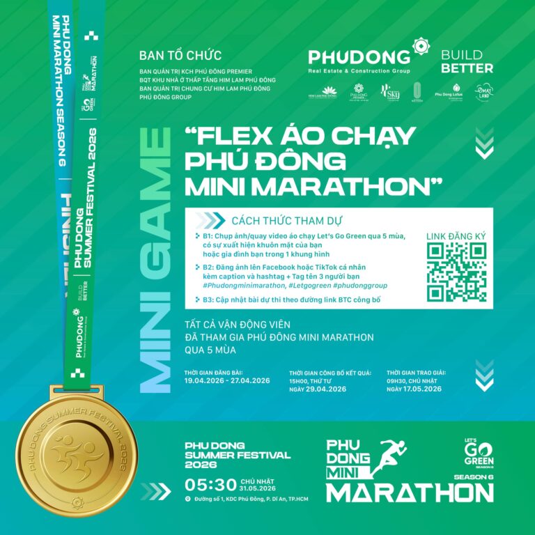 Mini Game “Flex Áo Chạy Phu Dong Mini Marathon” – Khoe Ngay Kỷ Niệm, Nhận Quà Liền Tay!