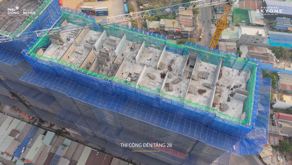 Cập Nhật Tiến Độ Phú Đông SkyOne – Tuần 02 Tháng 04/2026
