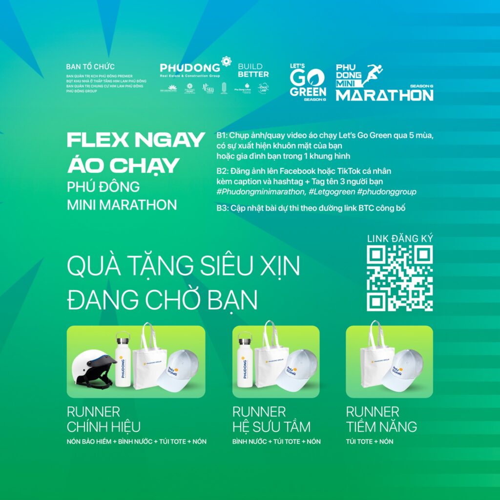 Flex Ngay Áo Chạy Phú Đông Mini Marathon