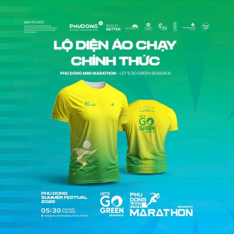 Lộ Diện Áo Chạy Chính Thức Phu Dong Mini Marathon – Let’s Go Green Season 6