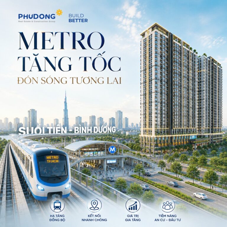 Tuyến Metro Tăng Tốc Triển Khai – Cư Dân Phú Đông SkyOne Hưởng Trọn Lợi Thế Kết Nối Mới