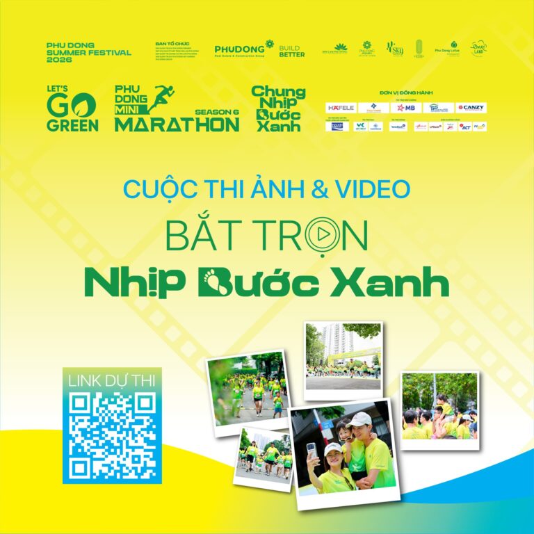 Cuộc Thi Ảnh & Video “Bắt Trọn Nhịp Bước Xanh” Chính Thức Khởi Động!