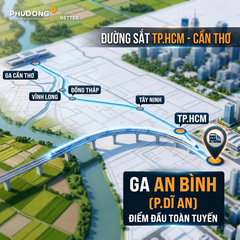 Đề Xuất Đầu Tư Tuyến Đường Sắt Tp.Hcm – Cần Thơ Hơn 171.000 Tỷ Đồng: Ga An Bình Là Điểm Đầu, Mở Ra Cửa Ngõ Kết Nối Mới