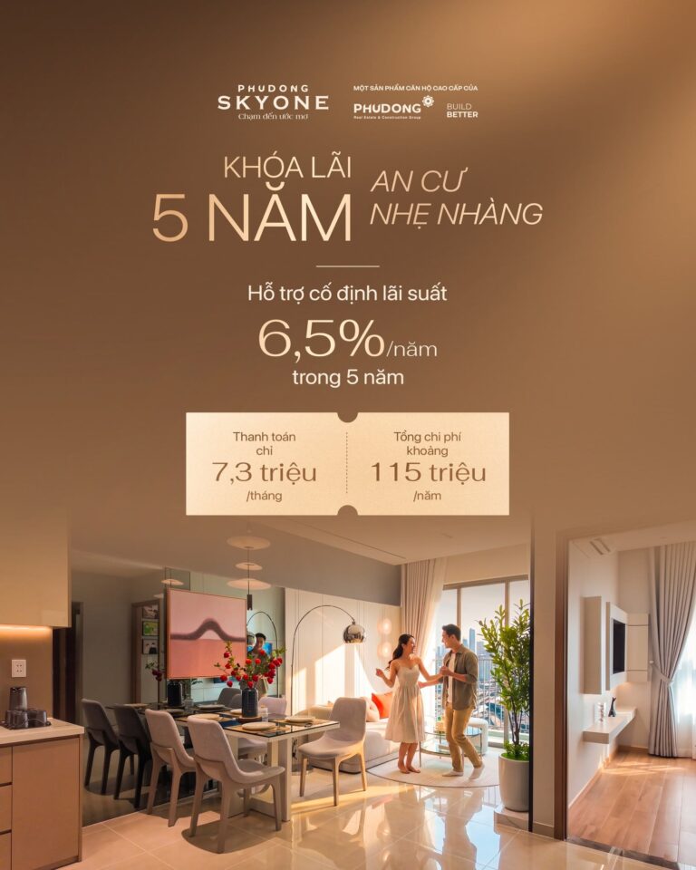 Khóa Lãi 5 Năm – An Cư Nhẹ Nhàng