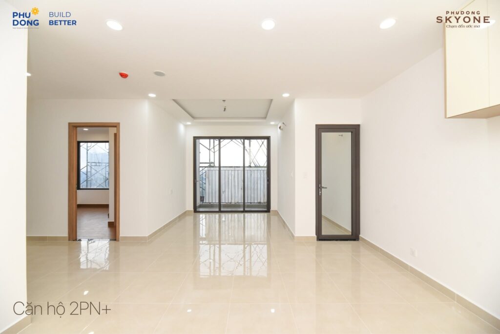 Nội Thất Bàn Giao Thực Tế Căn Hộ 2PN+ Phú Đông SkyOne