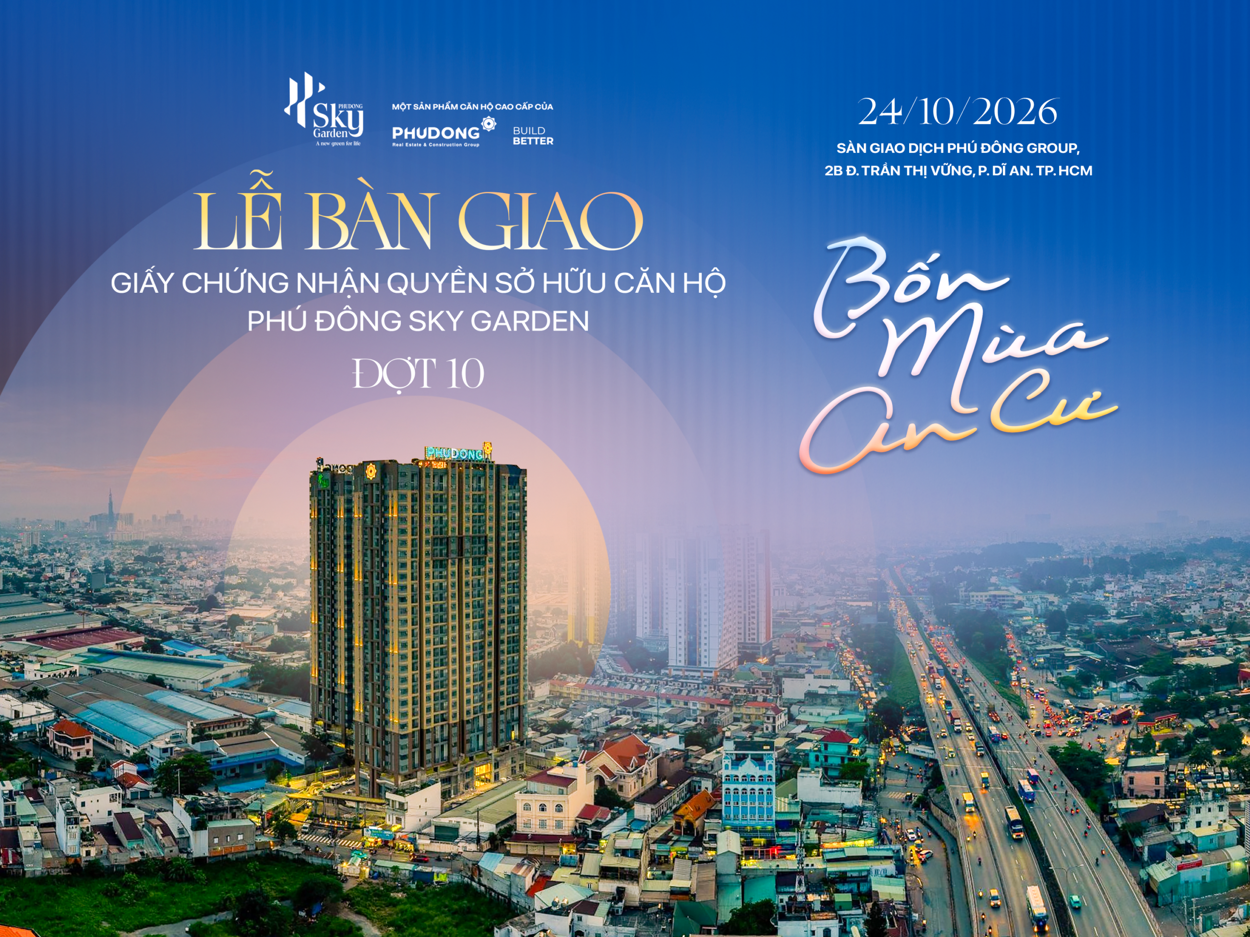 Thông Báo Tiến Độ Cấp Sổ Hồng KCH Phú Đông Sky Garden Đợt 10 – Đợt 11
